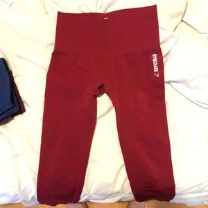 Gymshark seamless leggings berry Medium